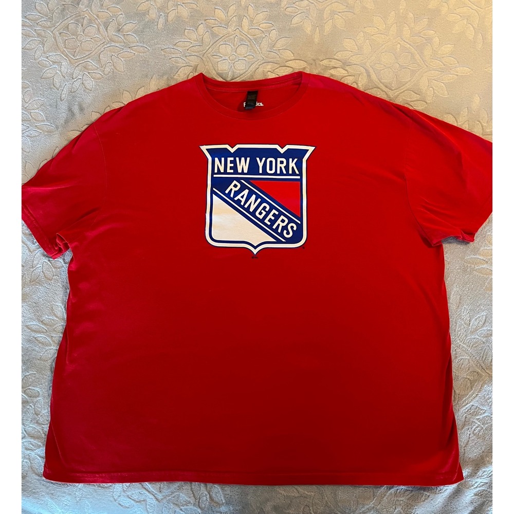 New York Rangers Fanatics NHL Hockey‎ Red Graphic T-Shirt Men's 2XL